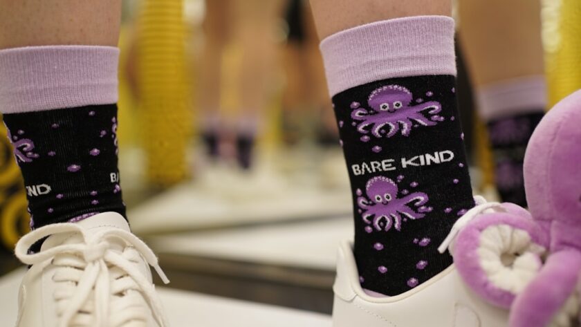 Photo over-the-knee socks