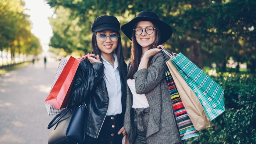 Photo trendy bags