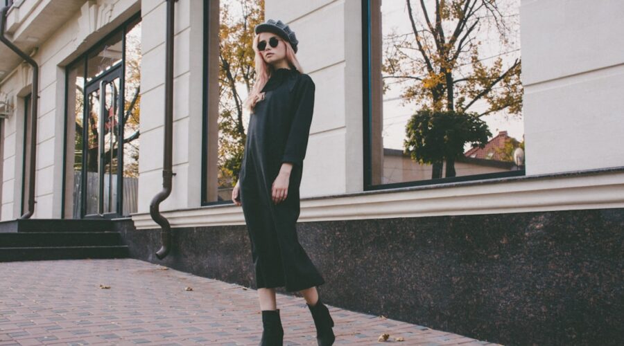 Photo midi dress