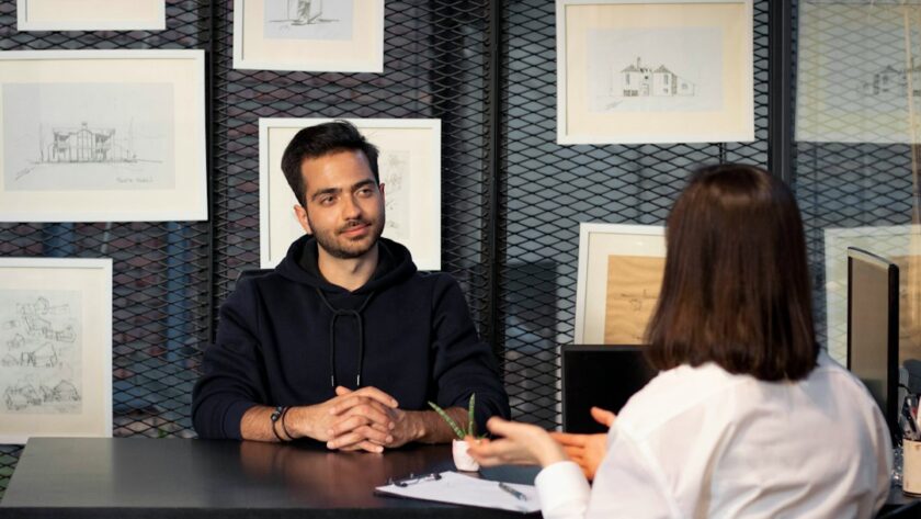 Photo job interview